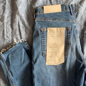 Everlane High Rise Skinny Jeans: sz 28 ankle